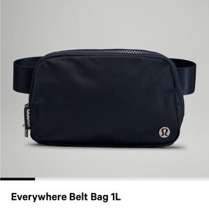 Lululemon Athletica Black Belt Bag
